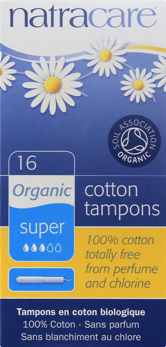 slide 1 of 10, Natracare Tampons 16 ea, 16 ct