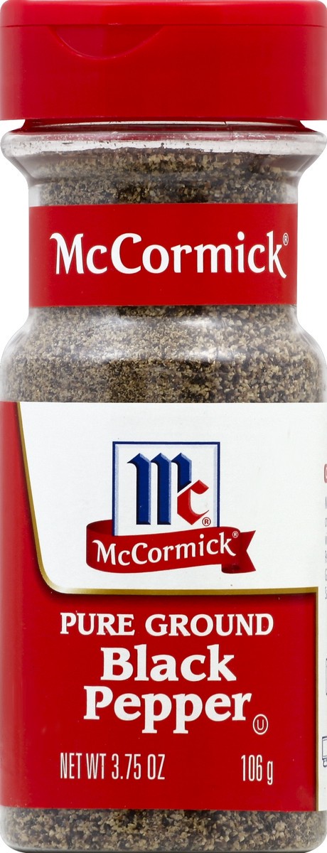 slide 2 of 2, McCormick Black Pepper 3.75 oz, 3.75 oz