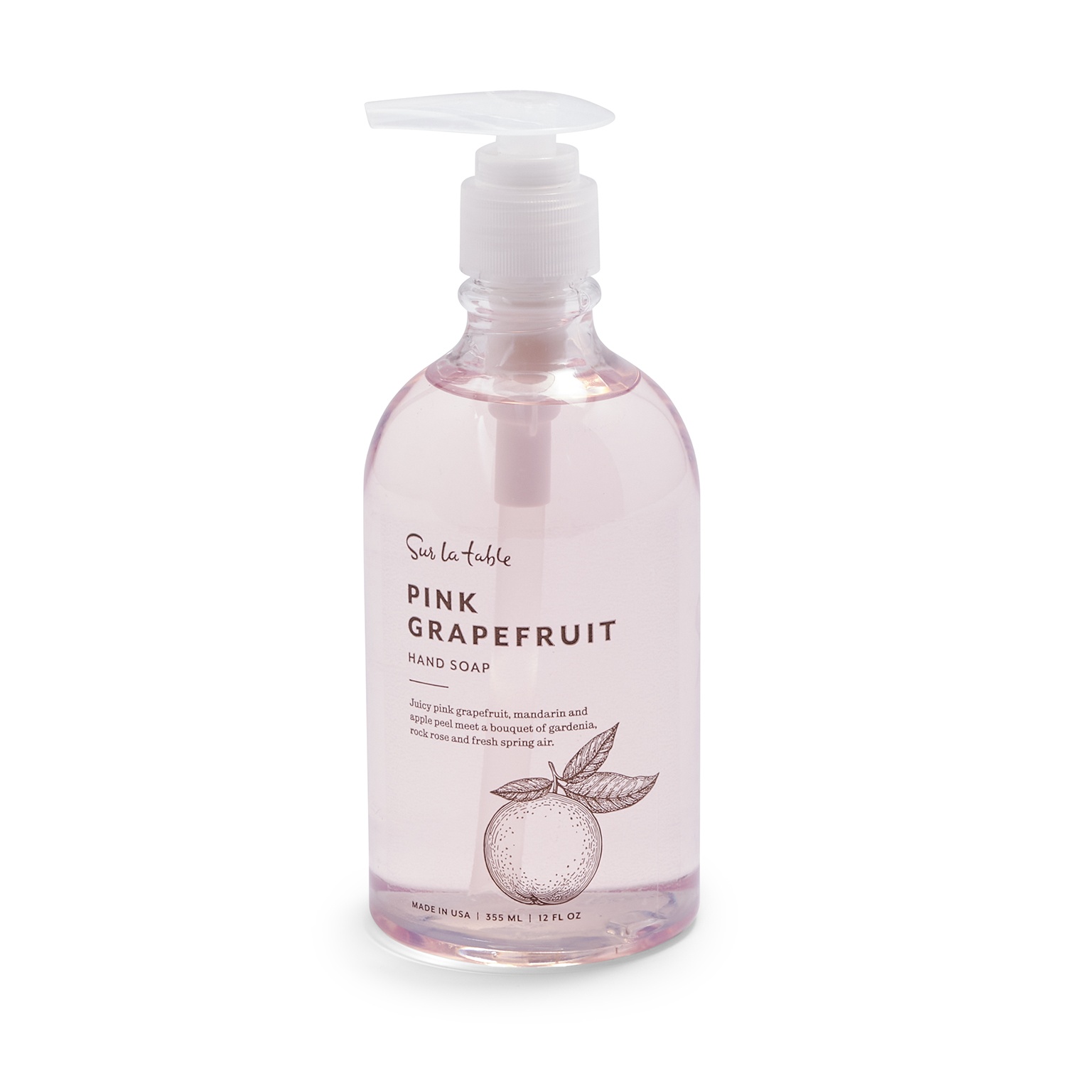 slide 1 of 1, Sur La Table Hand Soap, Pink Grapefruit, 12 oz