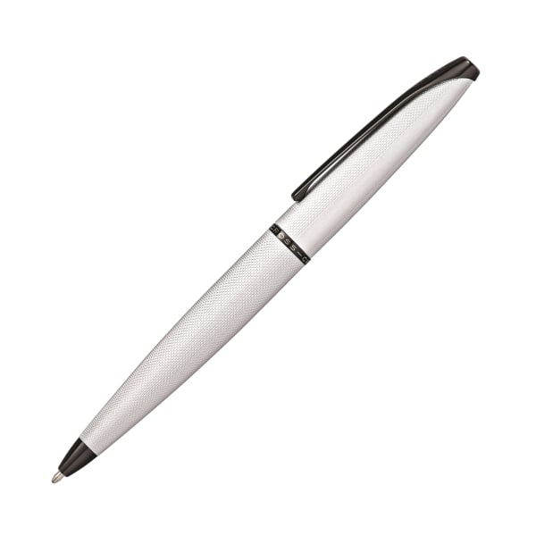 slide 1 of 4, Cross Atx Brushed Ballpoint Pen, Medium Point, 1.0 Mm, Brushed Chrome Barrel, Black Ink, 1 ct