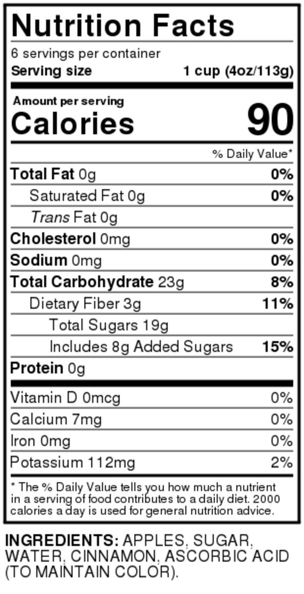 slide 4 of 8, Hy-vee Cinnamon Apple Sauce - 4 oz, 4 oz