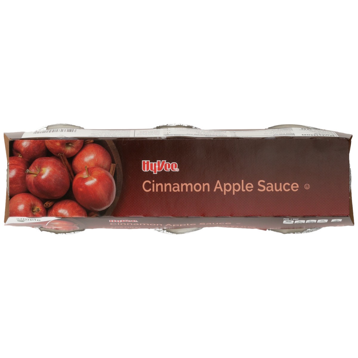 slide 7 of 8, Hy-vee Cinnamon Apple Sauce - 4 oz, 4 oz
