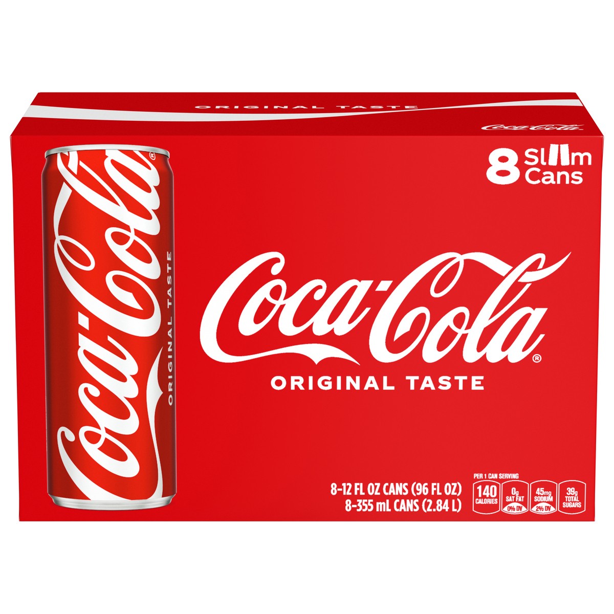 slide 1 of 13, Coca-Cola Cans, 12 fl oz, 8 Pack, 8 ct