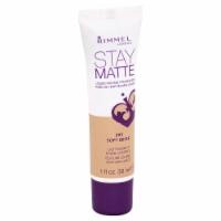 slide 1 of 2, Rimmel Stay Matte Foundation - Soft Beige, 1 ct