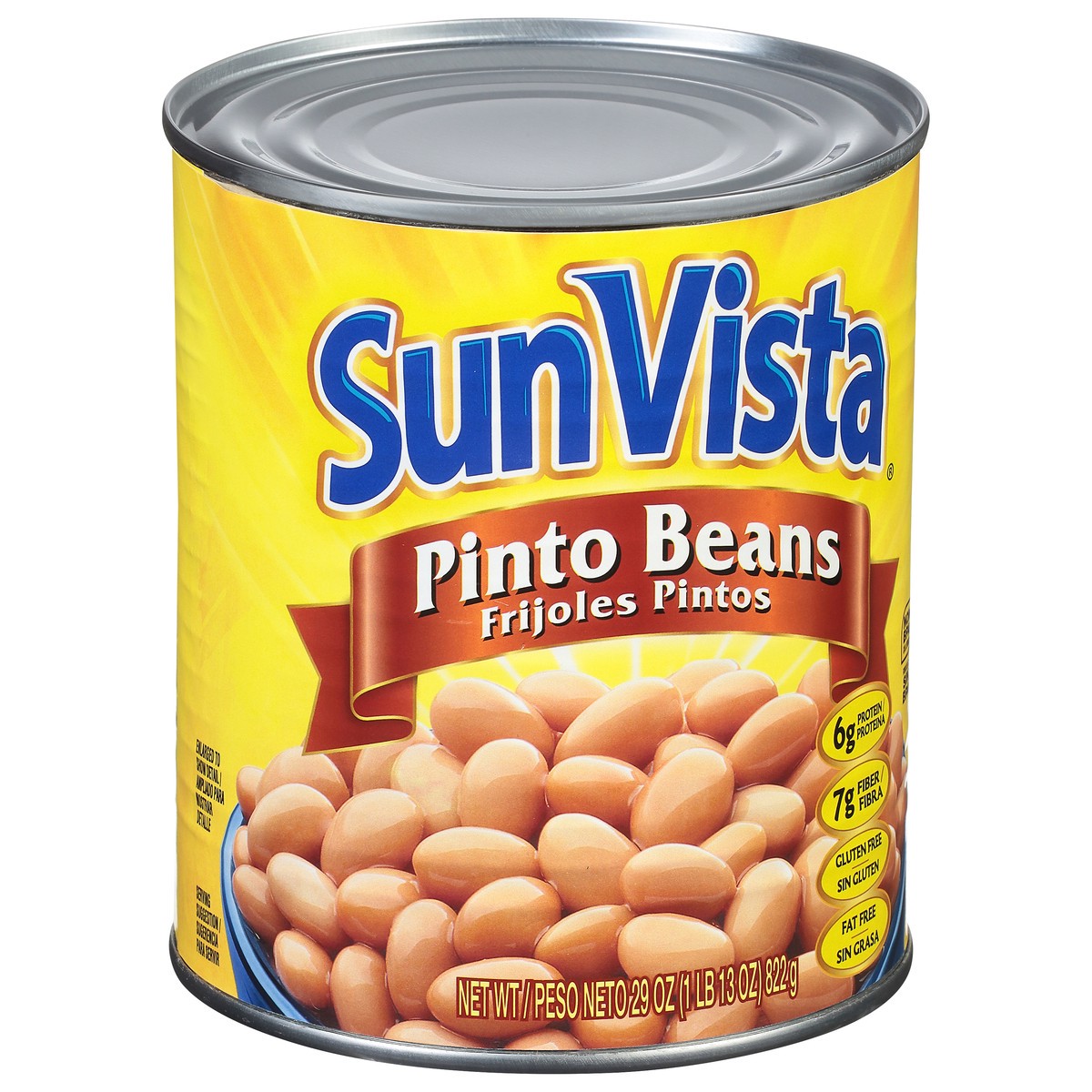 slide 9 of 9, SunVista Pinto Beans 29 oz, 29 oz