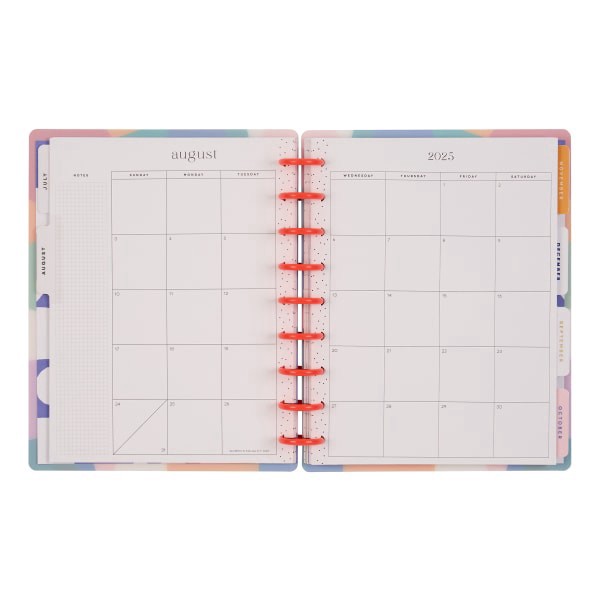 slide 2 of 10, 2025-2026 Happy Planner Monthly/Weekly Classic Happy Planner, 7"" x 9-1/4"", Mod Mosaics, July 2025 To June 2026, PD0024C012, 1 ct