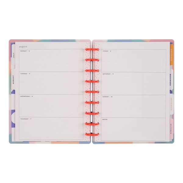 slide 9 of 10, 2025-2026 Happy Planner Monthly/Weekly Classic Happy Planner, 7"" x 9-1/4"", Mod Mosaics, July 2025 To June 2026, PD0024C012, 1 ct