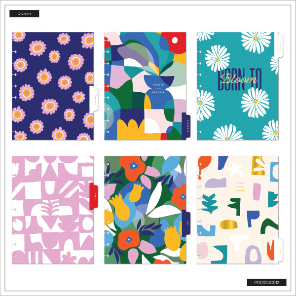 slide 10 of 10, 2025-2026 Happy Planner Monthly/Weekly Classic Happy Planner, 7"" x 9-1/4"", Mod Mosaics, July 2025 To June 2026, PD0024C012, 1 ct