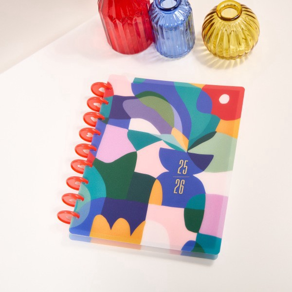 slide 4 of 10, 2025-2026 Happy Planner Monthly/Weekly Classic Happy Planner, 7"" x 9-1/4"", Mod Mosaics, July 2025 To June 2026, PD0024C012, 1 ct