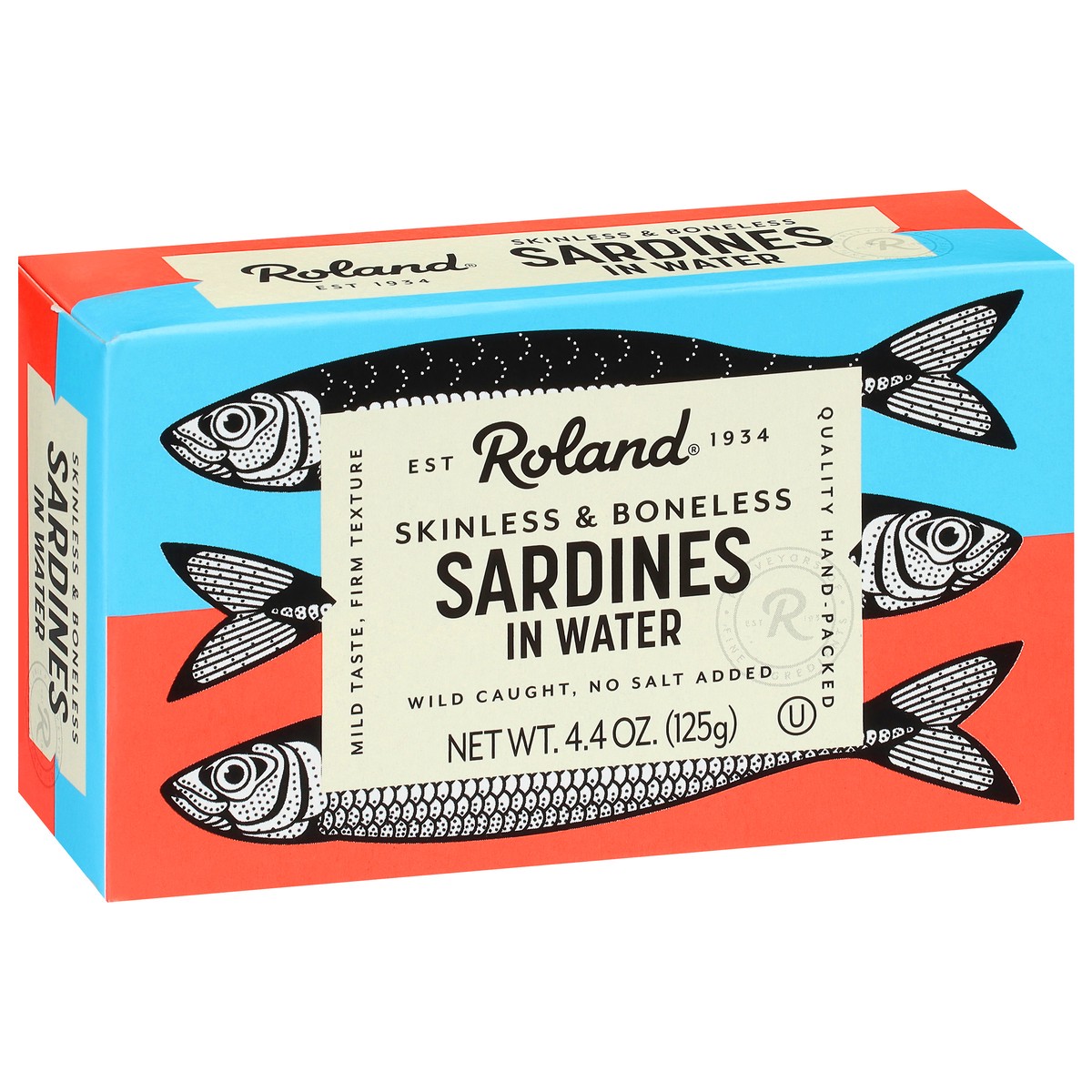 slide 4 of 9, Roland Skinless & Boneless Sardines in Water 4.4 oz, 4.4 oz