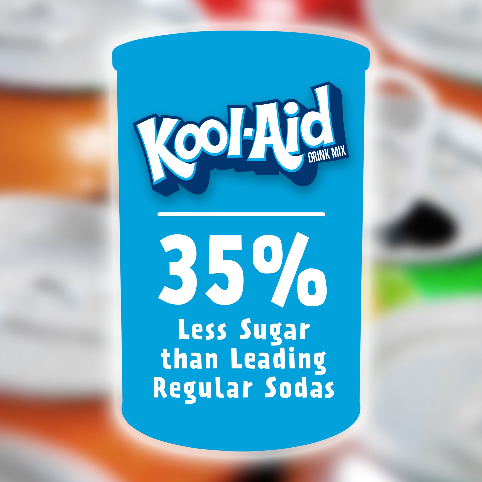 slide 4 of 5, Kool-Aid Sugar-Sweetened Tropical Punch Artificially Flavored Powdered Soft Drink Mix ister, 63 oz