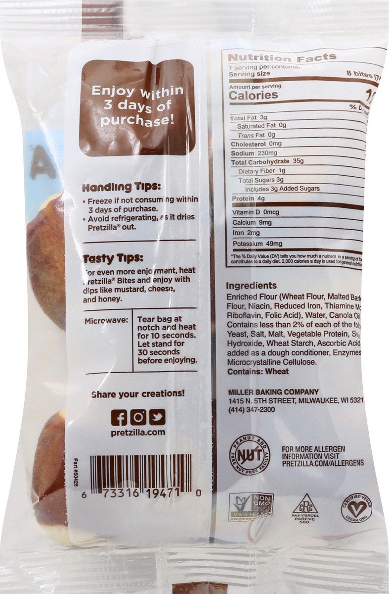 slide 9 of 9, Pretzilla Bites Pretzel 2.6 Oz, 2.6 oz