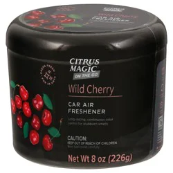 Citrus Magic Wild Cherry Car Air Freshener 8 oz