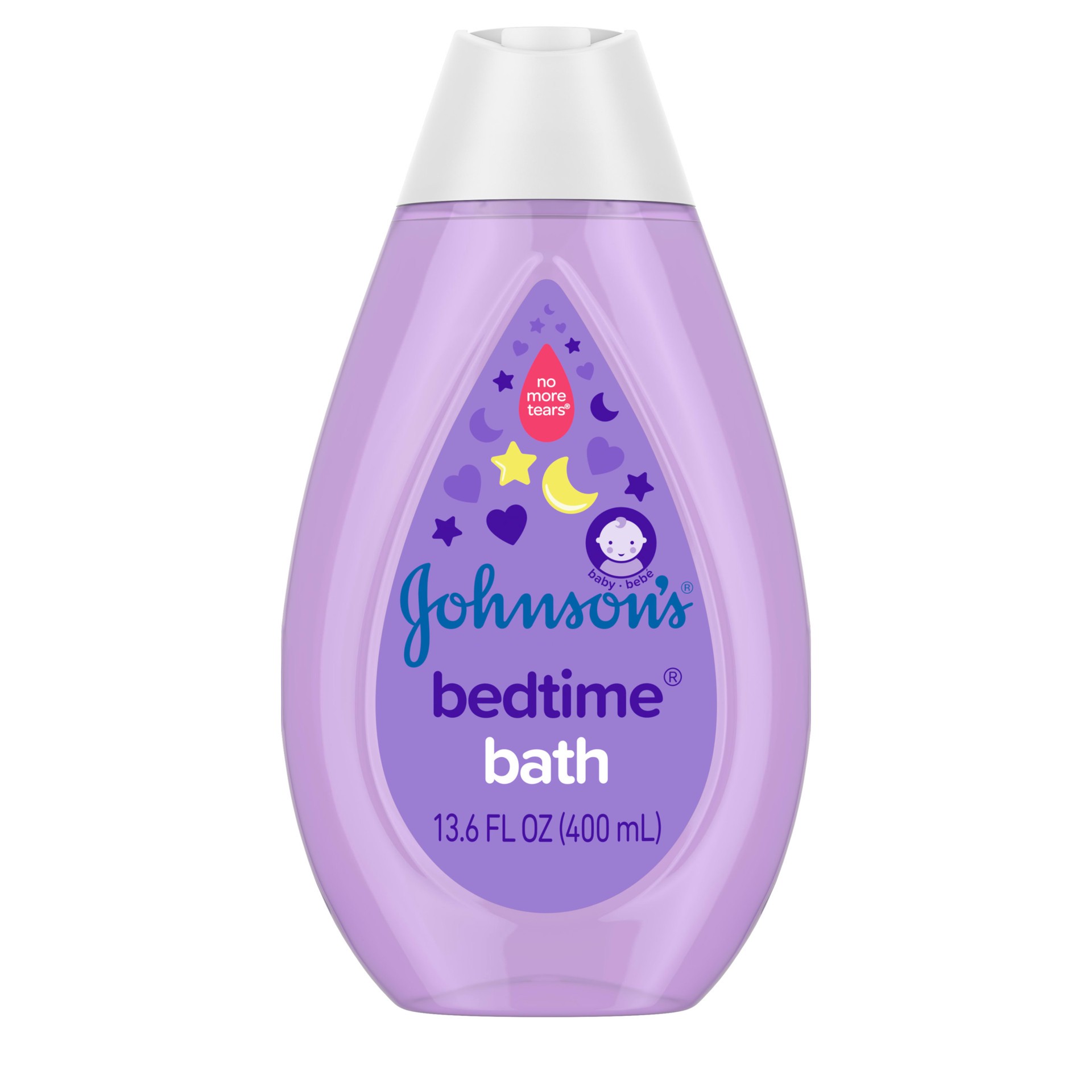 slide 1 of 10, Johnson's Bedtime Baby Bath with Soothing NaturalCalm Aromas, Hypoallergenic & Tear-Free Liquid Baby Bath Formula, No Parabens, Sulfates, Dyes, or Phthalates, 13.6 fl. oz, 13.60 fl oz