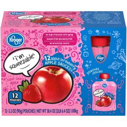 Kroger Apple Strawberry Apple Sauce Pouches