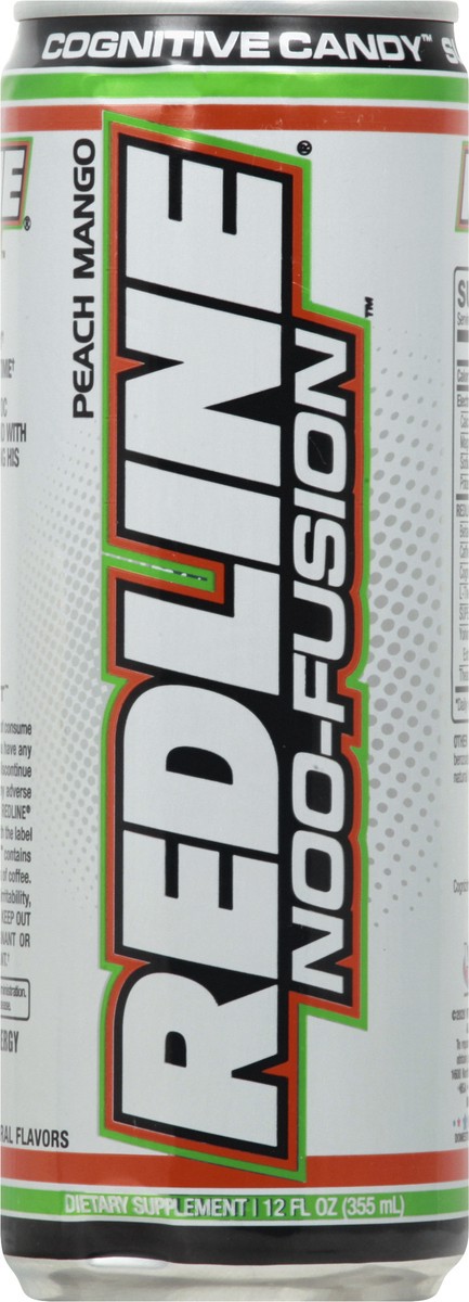 slide 12 of 12, Redline Noo-Fusion Peach Mango Energy Drink 12 oz, 12 oz