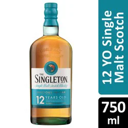 The Singleton 12 Year Old Single Malt Scotch Whisky, 750 ml