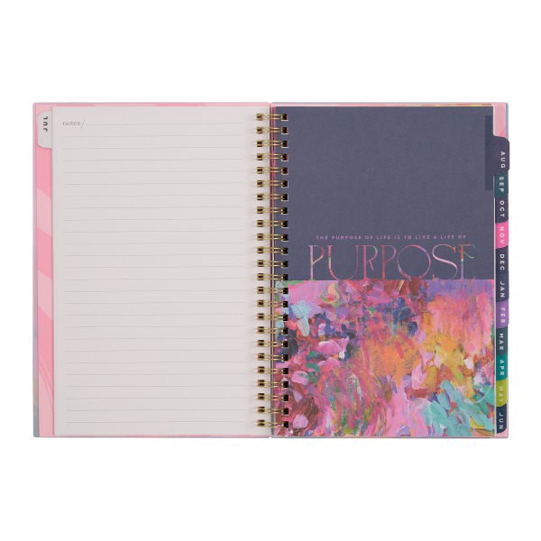 slide 7 of 10, 2025-2026 Organized by Happy Planner Monthly/Weekly Small Happy Planner, 5-7/16"" x 8-5/16"", Brushed Elegance, July 2025 To June 2026, PT0008S021, 1 ct