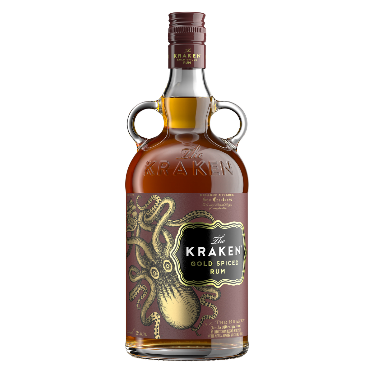 slide 3 of 5, Kraken Gold Spiced Rum 750Ml, 750 ml