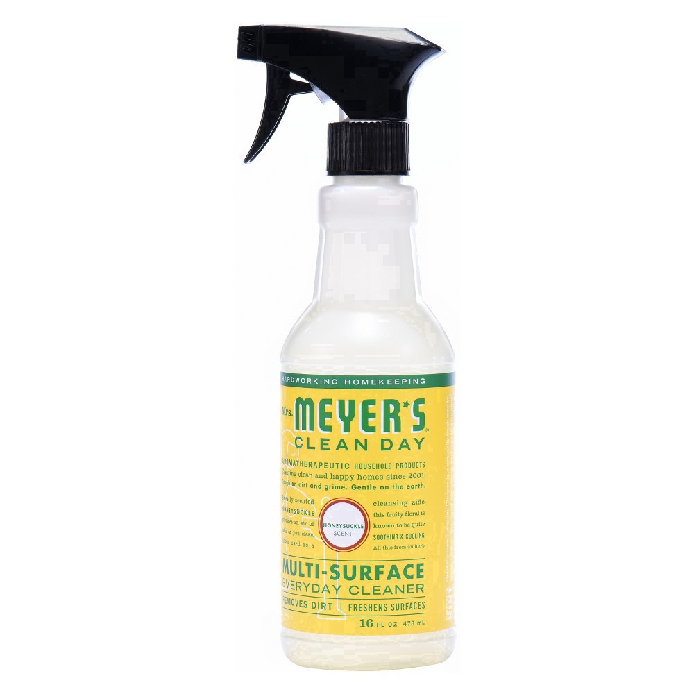 slide 37 of 55, Mrs. Meyer's Mrs. Meyer''s Clean Day Multi-Surface Everyday Cleaner, Honeysuckle Scent, 16 Ounce Bottle, 16 fl oz