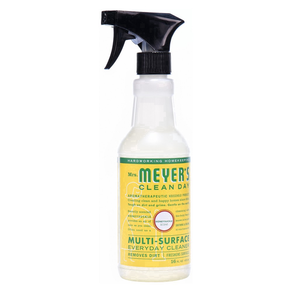 slide 2 of 55, Mrs. Meyer's Mrs. Meyer''s Clean Day Multi-Surface Everyday Cleaner, Honeysuckle Scent, 16 Ounce Bottle, 16 fl oz