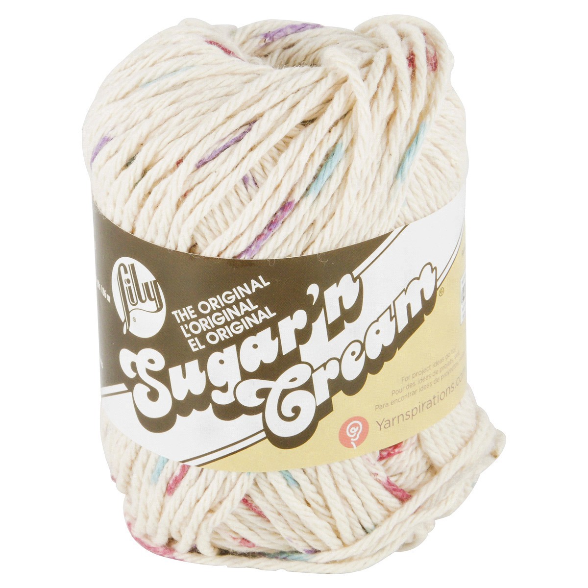 slide 1 of 2, Lily Sugar 'n Cream Yarn - Potpourri Ombre, 1 ct