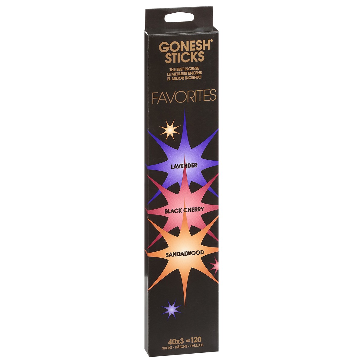 slide 4 of 9, Gonesh Incense Lavender Black Cherry Sandalwood Incense Sticks 3 ea, 3 ct