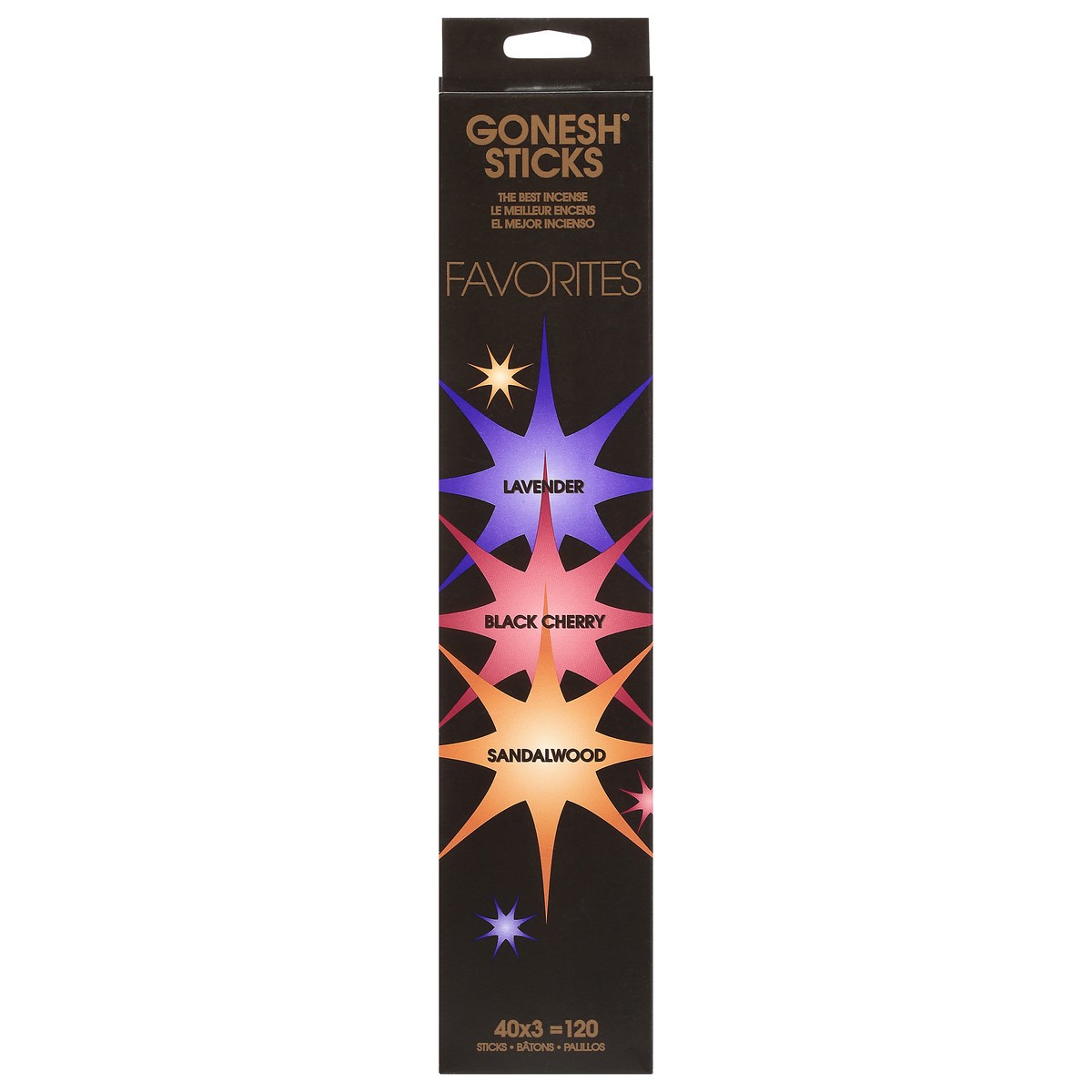 slide 1 of 9, Gonesh Incense Lavender Black Cherry Sandalwood Incense Sticks 3 ea, 3 ct