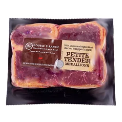 Doublerran Double R Ranch Bacon Wrapped Petite Tender Steak Medallions