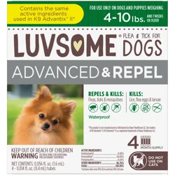 Luvsome Advanced + Repel Flea & Tick Drops For Dogs
