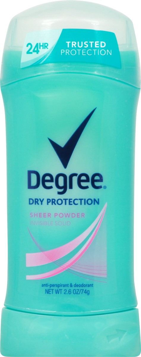 slide 6 of 10, Degree Dry Protection Sheer Powder Antiperspirant, 2.6 oz