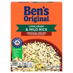 Ben's Original BEN´S ORIGINAL™ Flavored Grains, Long Grain & Wild Original Recipe, 6 oz box