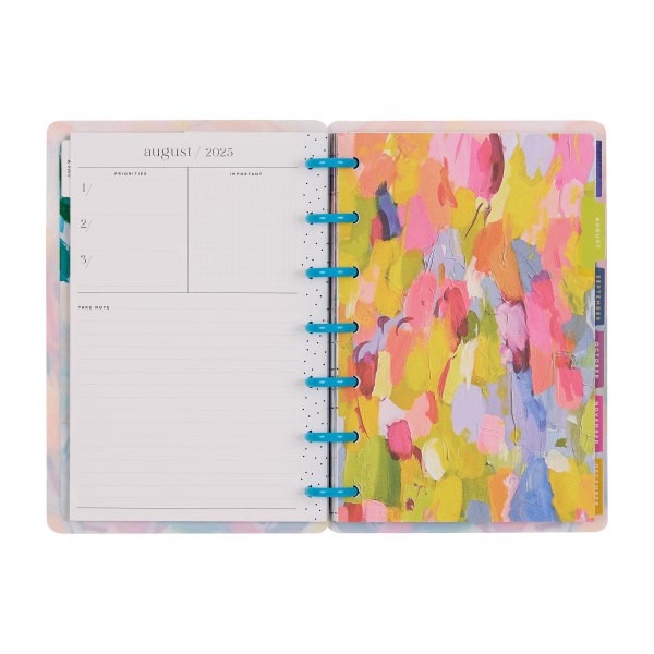 slide 5 of 10, 2025-2026 Happy Planner Monthly/Weekly Mini Happy Planner, 4-5/8"" x 7"", Brushed Elegance, July 2025 To June 2026, PD0025M006, 1 ct