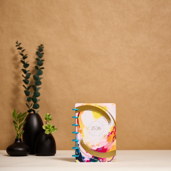 slide 6 of 10, 2025-2026 Happy Planner Monthly/Weekly Mini Happy Planner, 4-5/8"" x 7"", Brushed Elegance, July 2025 To June 2026, PD0025M006, 1 ct