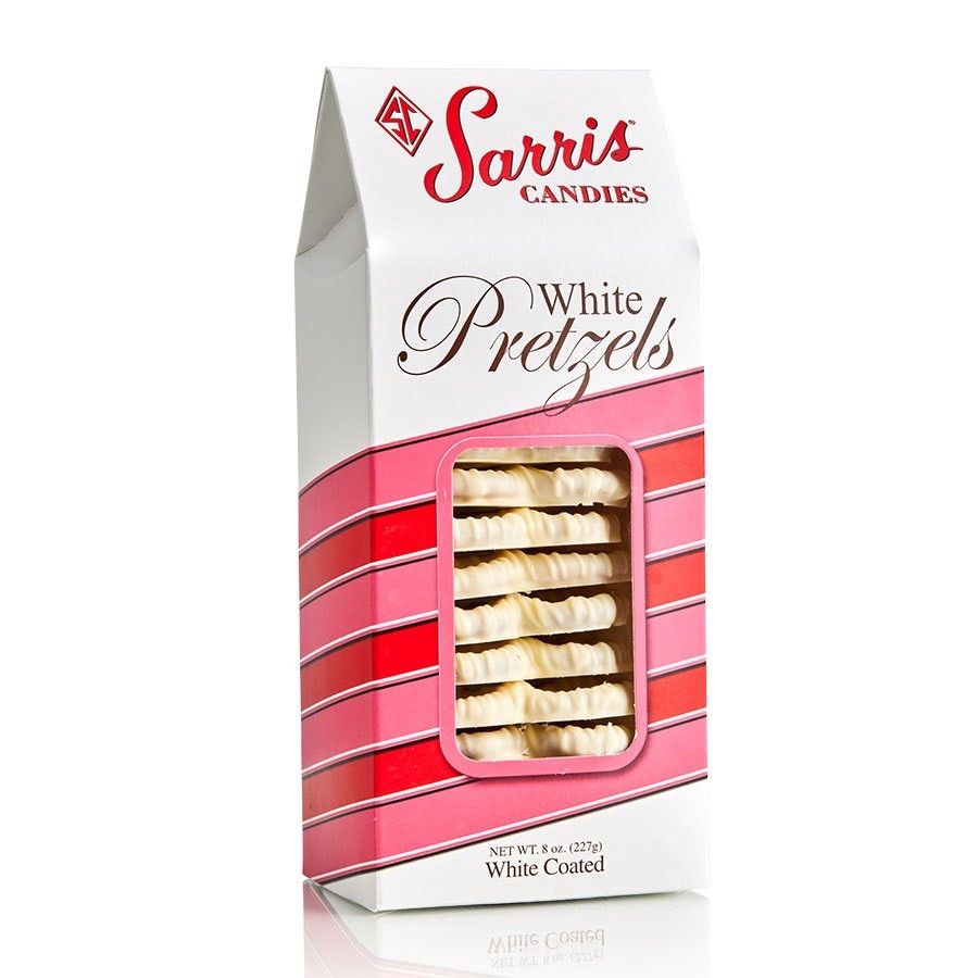 slide 1 of 1, Sarris Candies White Chocolate Pretzel Bag, 8 oz