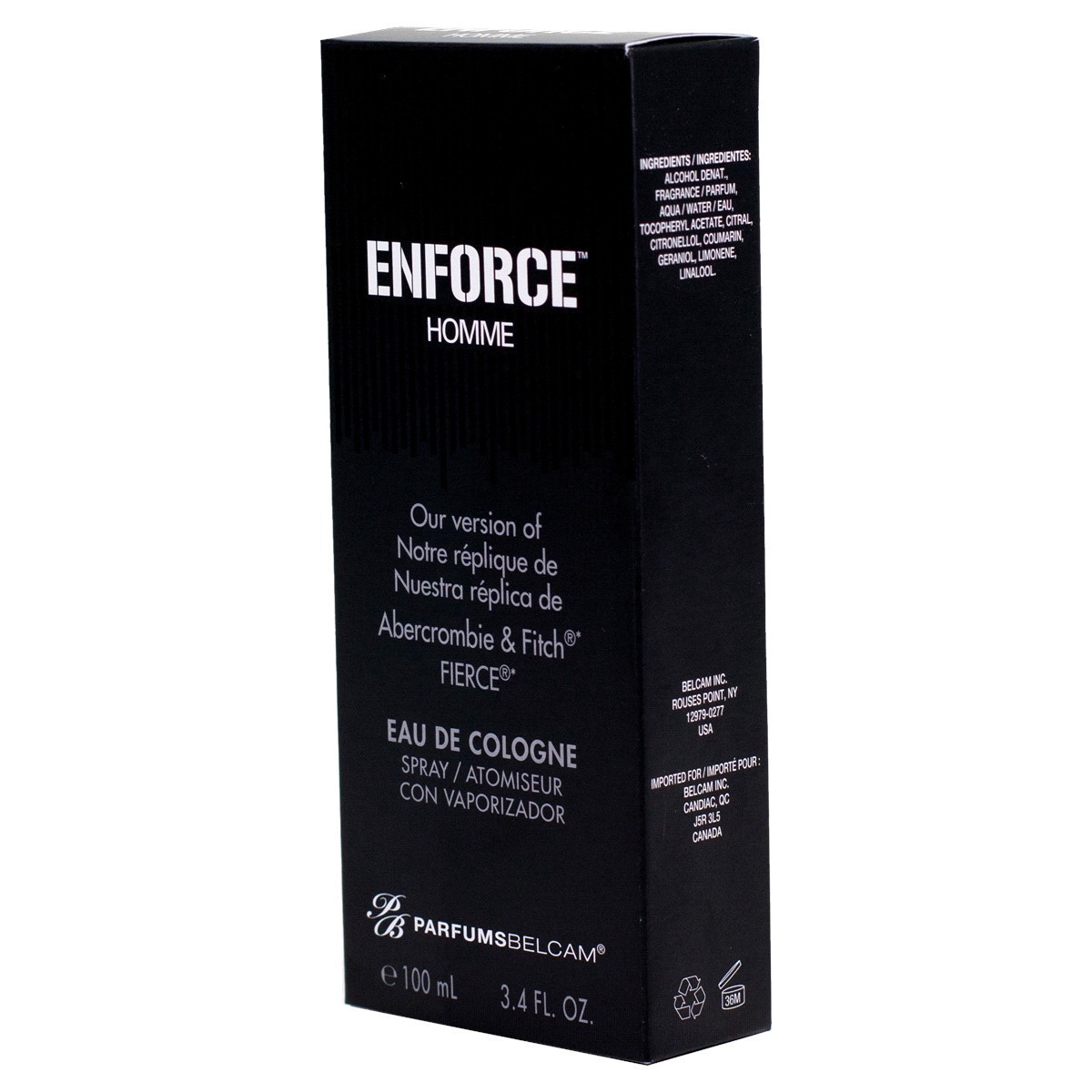 slide 2 of 25, Delagar Enforce Homme Fragrance, 3.4 fl oz