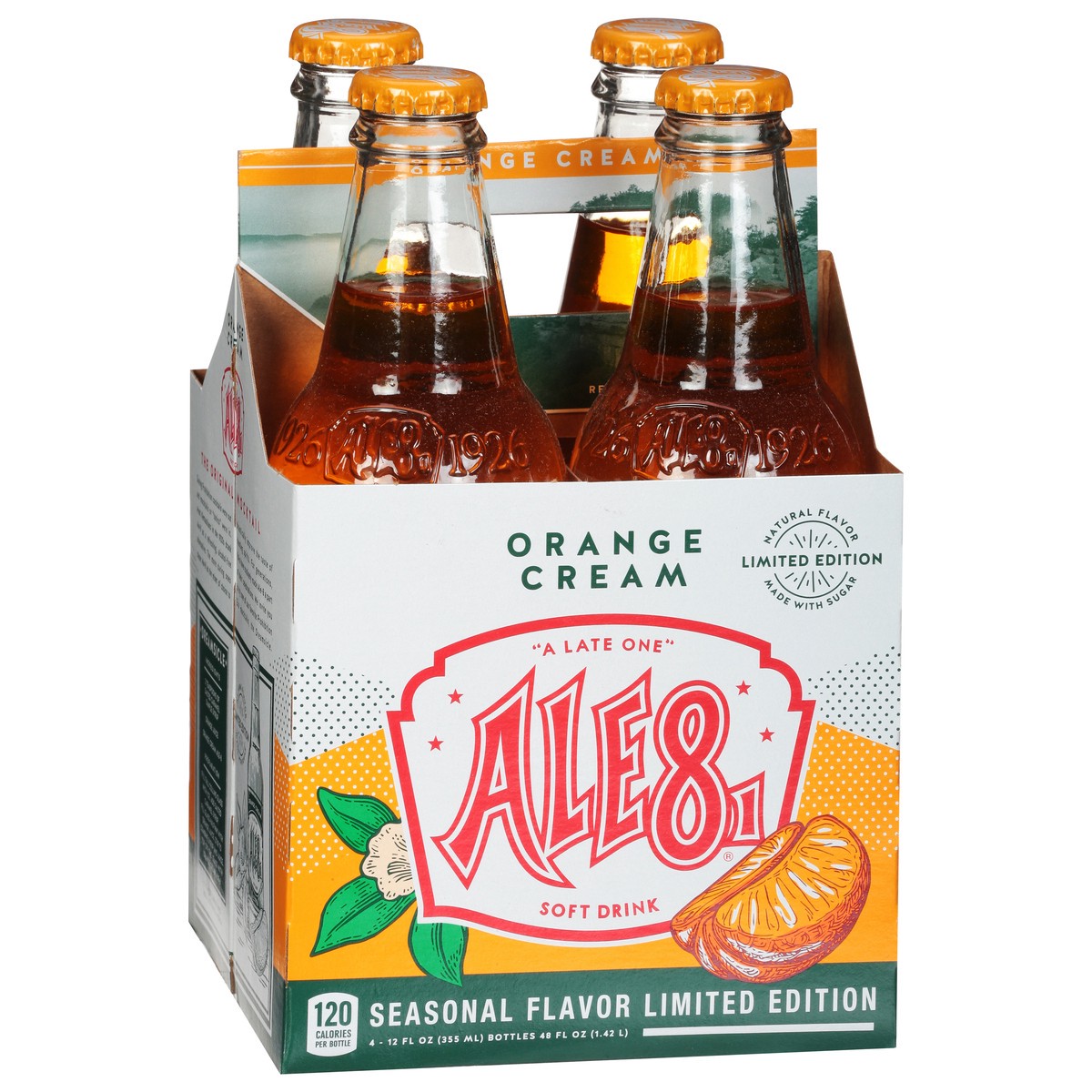 slide 10 of 14, Ale-One Seasonal Flavor Orange Cream Soft Drink - 4 ct, 4 ct