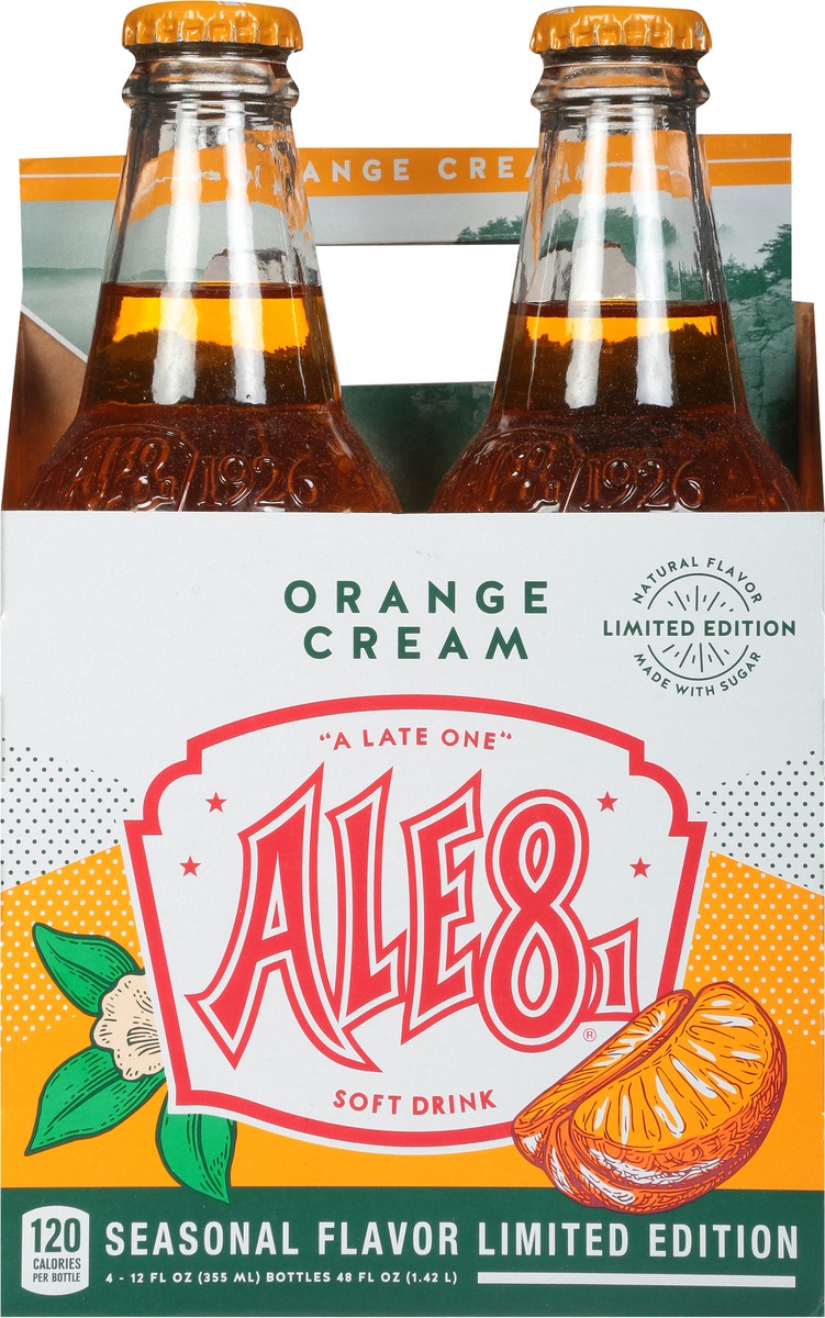 slide 3 of 14, Ale-One Seasonal Flavor Orange Cream Soft Drink - 4 ct, 4 ct