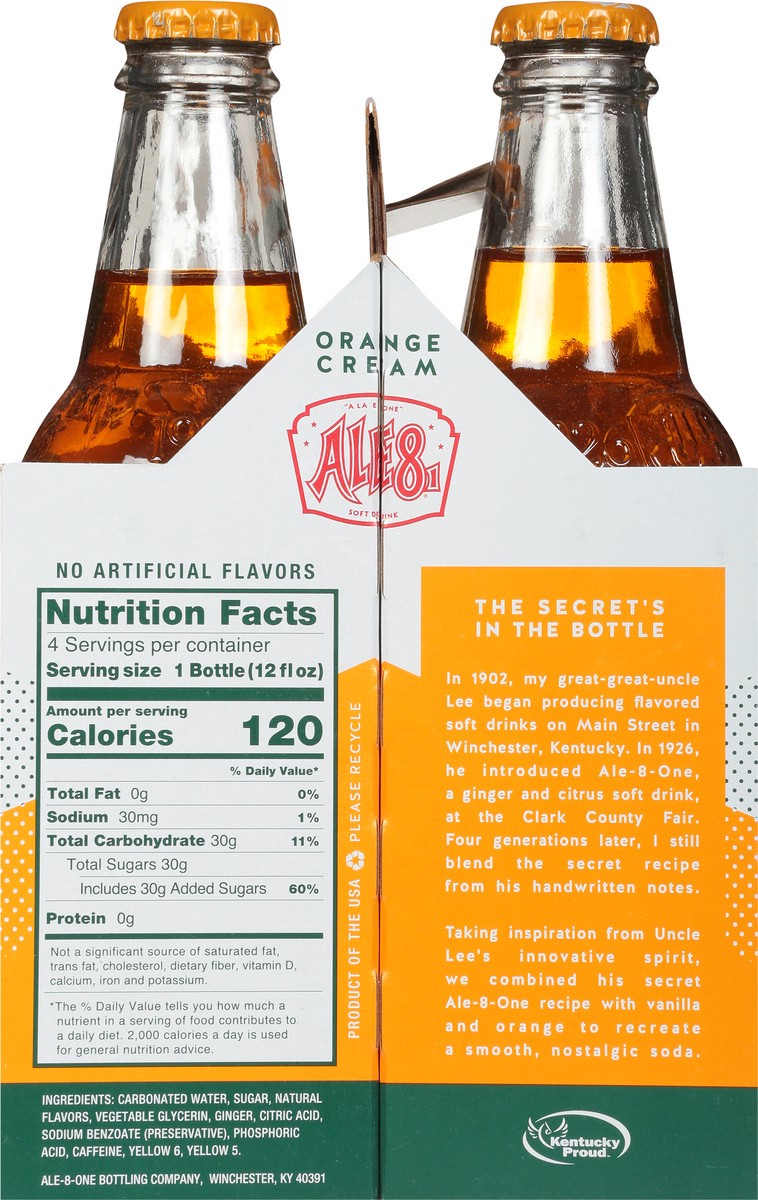 slide 13 of 14, Ale-One Seasonal Flavor Orange Cream Soft Drink - 4 ct, 4 ct