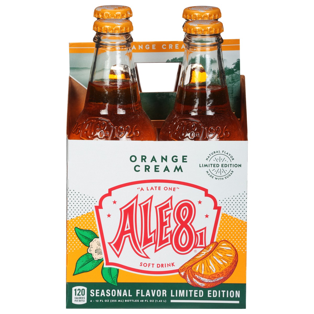 slide 1 of 14, Ale-One Seasonal Flavor Orange Cream Soft Drink - 4 ct, 4 ct