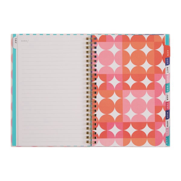 slide 4 of 10, 2025-2026 Organized by Happy Planner Monthly/Weekly Small Happy Planner, 5-7/16"" x 8-5/16"", Riso Pop, July 2025 To June 2026, PT0008S009, 1 ct