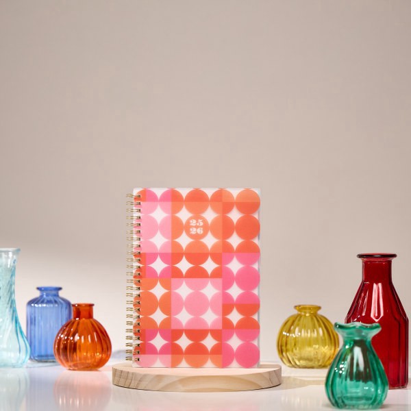 slide 10 of 10, 2025-2026 Organized by Happy Planner Monthly/Weekly Small Happy Planner, 5-7/16"" x 8-5/16"", Riso Pop, July 2025 To June 2026, PT0008S009, 1 ct