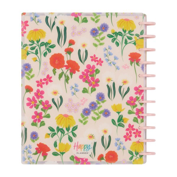 slide 2 of 10, 2025-2026 Happy Planner Monthly/Weekly Big Happy Planner, 8-1/2"" x 11"", Bright Bouquet, July 2025 To June 2026, PD0021B014, 1 ct