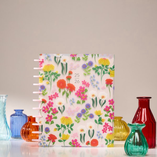 slide 10 of 10, 2025-2026 Happy Planner Monthly/Weekly Big Happy Planner, 8-1/2"" x 11"", Bright Bouquet, July 2025 To June 2026, PD0021B014, 1 ct