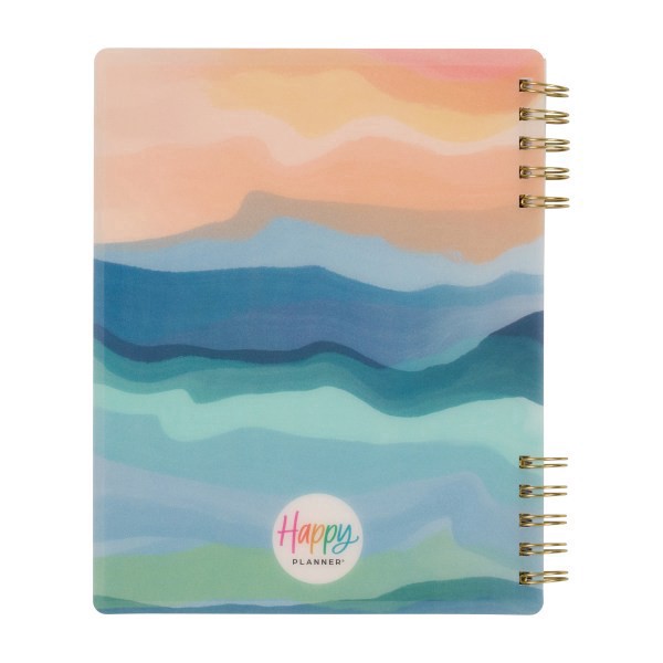 slide 9 of 10, 2025-2026 Happy Planner Monthly/Weekly Classic Customizable Academic Spiral Planner, 7"" x 9-1/4"", Petal Poetry, July 2025 to June 2026, PZ0005C009, 1 ct