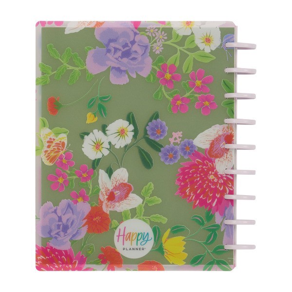 slide 3 of 10, 2025-2026 Happy Planner Monthly/Weekly Classic Happy Planner, 7"" x 9-1/4"", Bright Bouquet, July 2025 To June 2026, PD0024C051, 1 ct