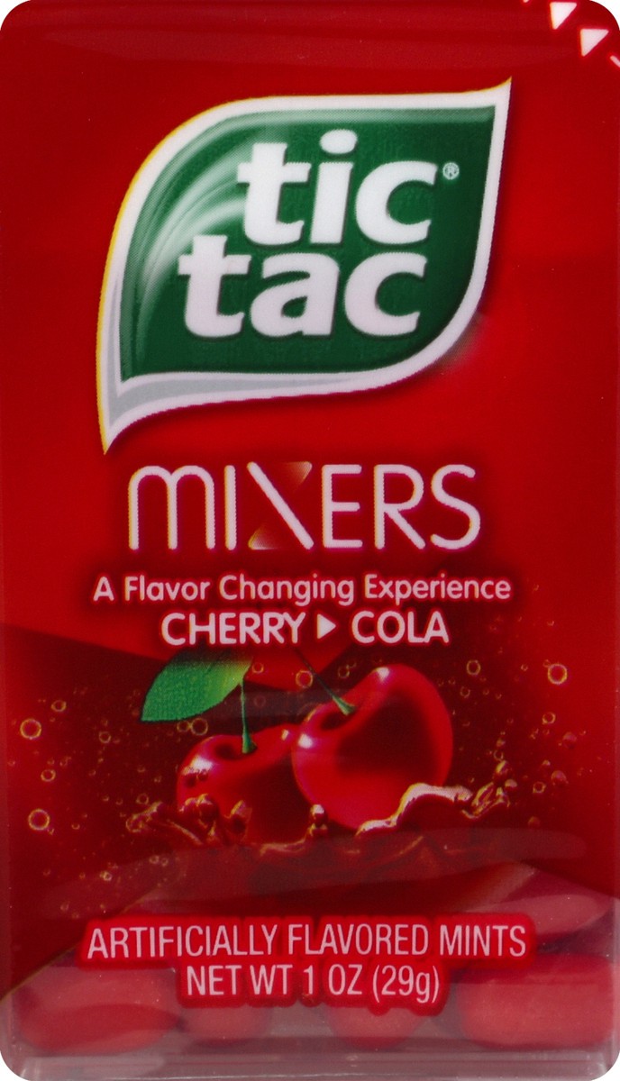 slide 4 of 4, Tic Tac Cherry Cola Mixers, 1 oz