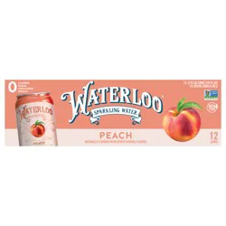 Waterloo Waterloo Peach Sparkling Water - 144 oz
