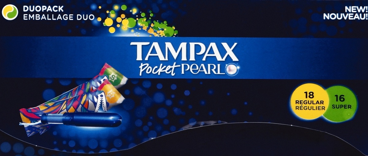 slide 2 of 5, Tampax Tampons , 34 ct