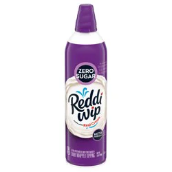 Reddi-wip Zero Sugar Whipped Topping Made with Real Cream, 13 oz